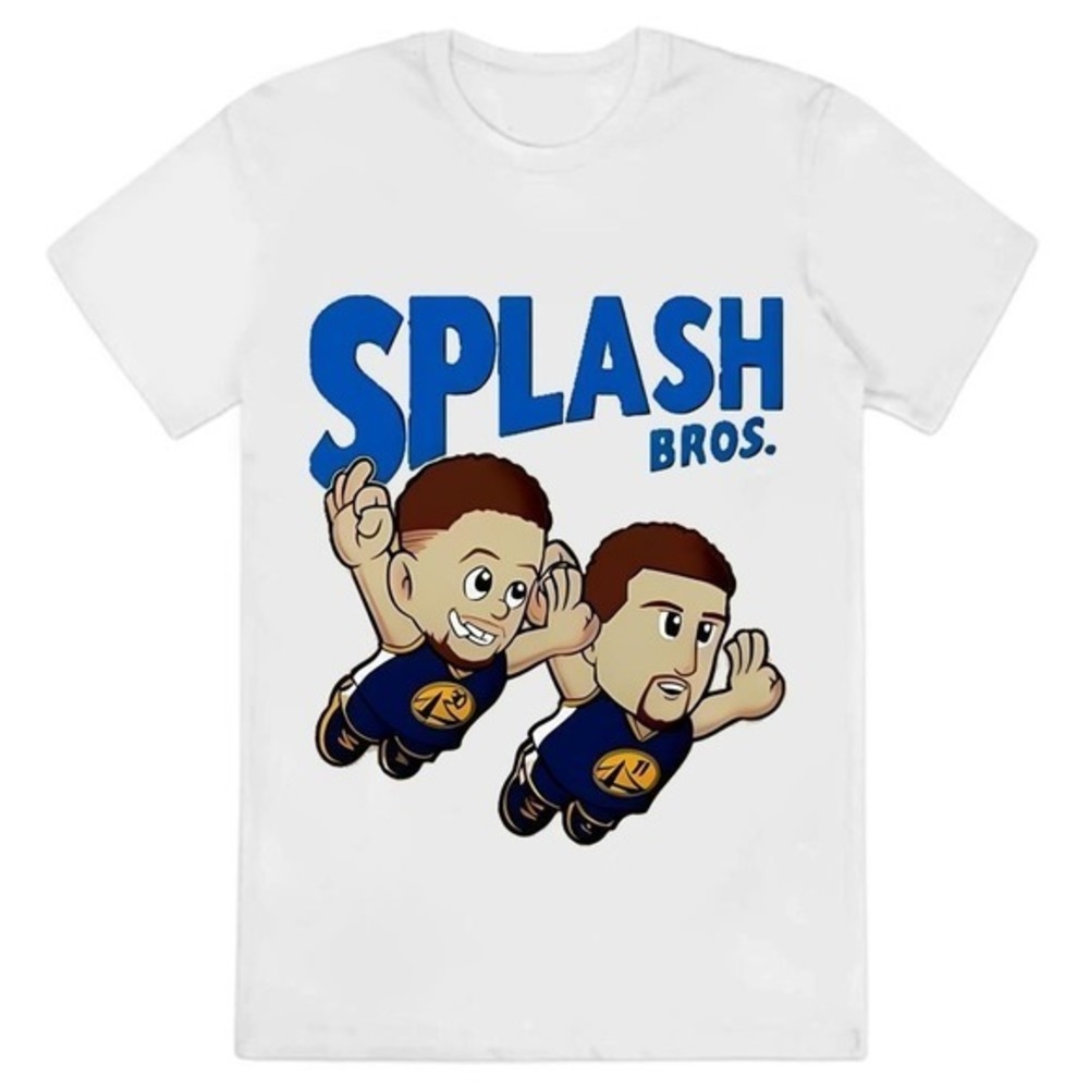 Splash Bros Steph Curry Golden State Warriors T-Shirt - Picture 1 of 4